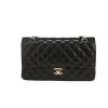 Bolso de mano Chanel  Timeless Classic en cuero acolchado negro - 360 thumbnail