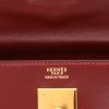 Hermès  Kelly 32 cm handbag  in burgundy box leather - Detail D2 thumbnail