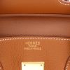 Bolso de mano Hermès  Birkin 35 cm en cuero togo color oro - Detail D2 thumbnail