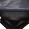 Hermès  Kelly 32 cm handbag  in navy blue Courchevel leather - Detail D4 thumbnail