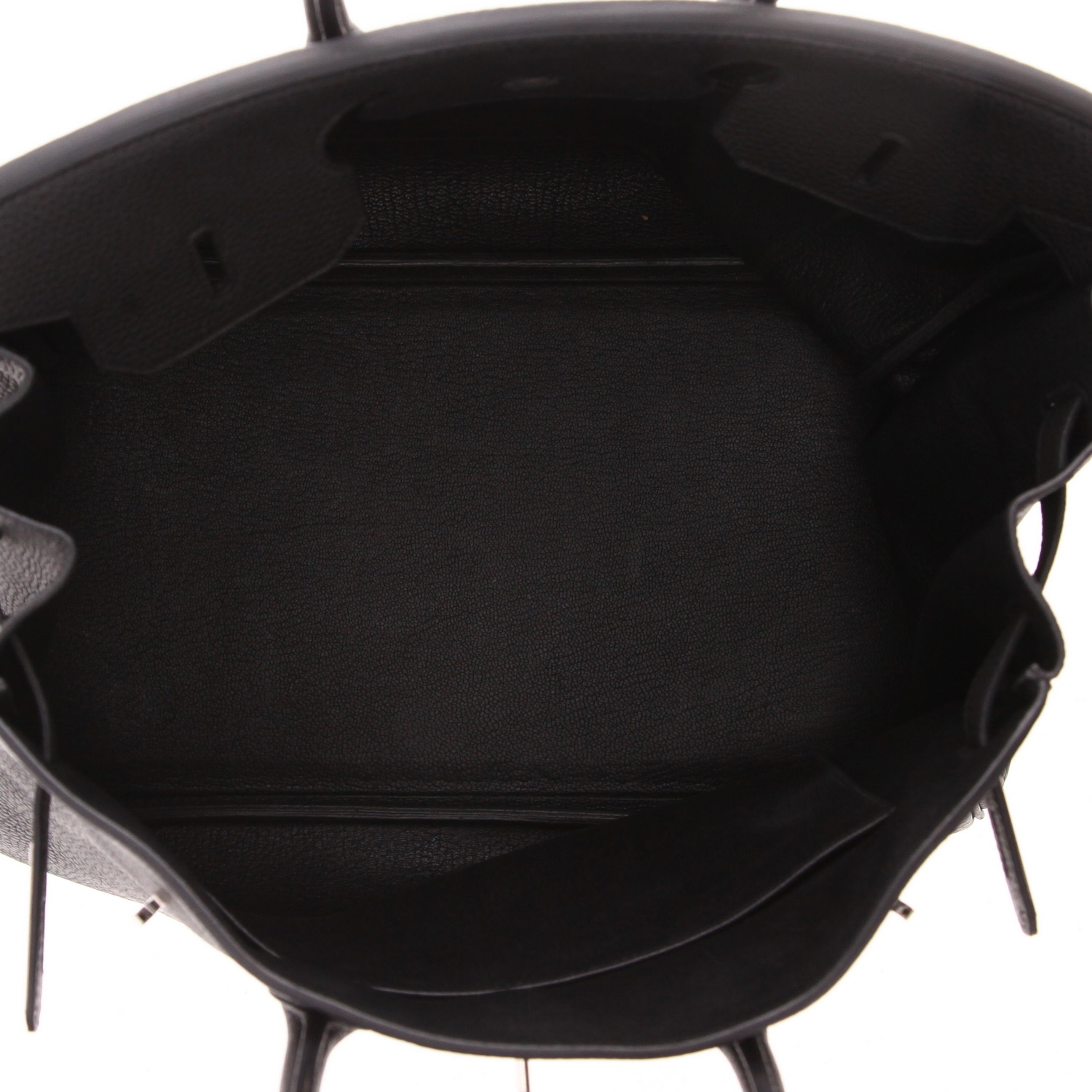 Hermès  Birkin 35 cm handbag  in black togo leather - Detail D3