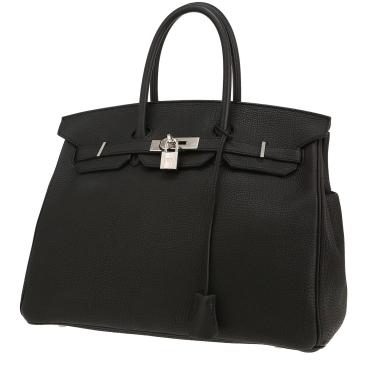 Hermès  Birkin 35 cm handbag  in black togo leather