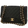 Chanel  Timeless Jumbo handbag  in black quilted grained leather - 00pp thumbnail