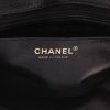 Chanel  Timeless Jumbo handbag  in black quilted grained leather - Detail D2 thumbnail