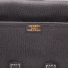 Hermès  Jige pouch  in black Ardenne leather - Detail D2 thumbnail