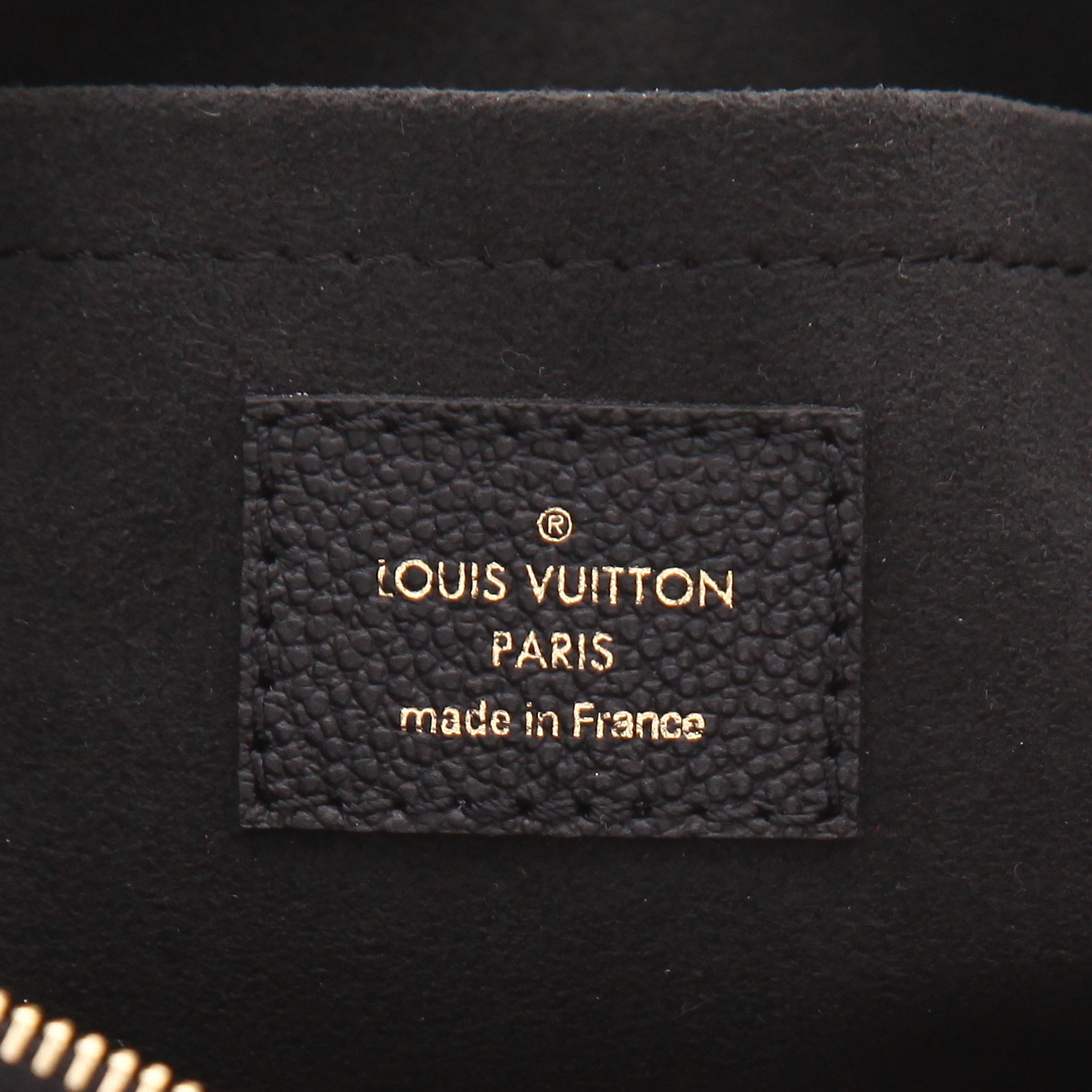Louis Vuitton  Multi-Pochette shoulder bag  in black empreinte monogram leather - Detail D2