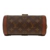 Borsa a tracolla Louis Vuitton  Papillon Trunk in tela monogram marrone e pelle marrone - Detail D1 thumbnail