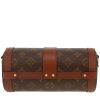 Borsa a tracolla Louis Vuitton  Papillon Trunk in tela monogram marrone e pelle marrone - Detail D4 thumbnail