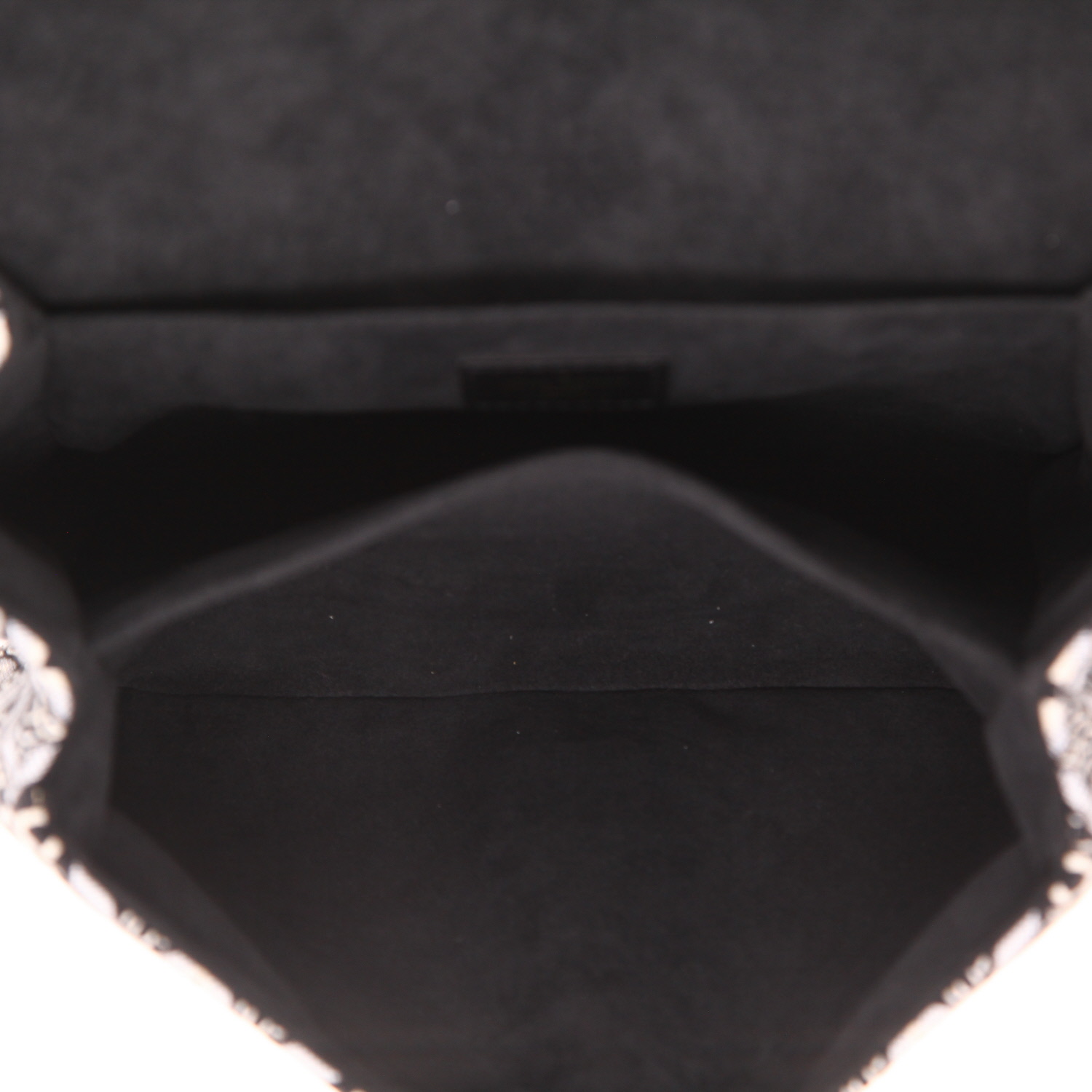 Sac bandoulière Louis Vuitton  Metis en toile monogram noire et blanche et cuir noir - Detail D4