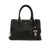 Borsa a tracolla Prada  Vitello in pelle martellata nera - 360 thumbnail