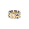 Articulated Chopard Happy Diamonds ring in yellow gold, stainless steel and diamond - 00pp thumbnail