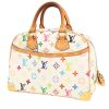 Louis Vuitton  Trouville handbag  in white and multicolor monogram canvas  and natural leather - 00pp thumbnail