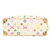 Borsa Louis Vuitton  Trouville in tela monogram bianca e multicolore e pelle naturale - Detail D1 thumbnail