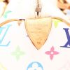 Louis Vuitton  Trouville handbag  in white and multicolor monogram canvas  and natural leather - Detail D2 thumbnail