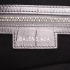 Balenciaga  Cagole large model  handbag  in silver leather - Detail D2 thumbnail