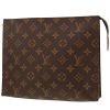 Bolsito de mano Louis Vuitton  Poche Toilette en lona Monogram marrón - 00pp thumbnail