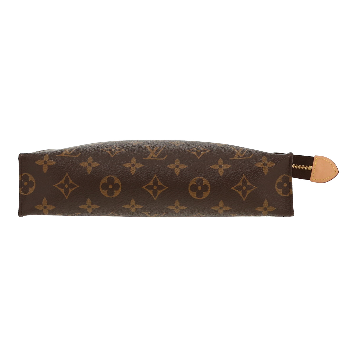 Louis Vuitton Poche Toilette pouch in brown monogram canvas - Detail D1