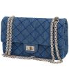 Chanel 2.55 shoulder bag  in blue denim canvas - 00pp thumbnail