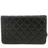 Chanel  Wallet on Chain shoulder bag  in black quilted leather - Detail D4 thumbnail