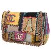 Bolso de mano Chanel  Timeless Jumbo en lona y cuero multicolor - 00pp thumbnail