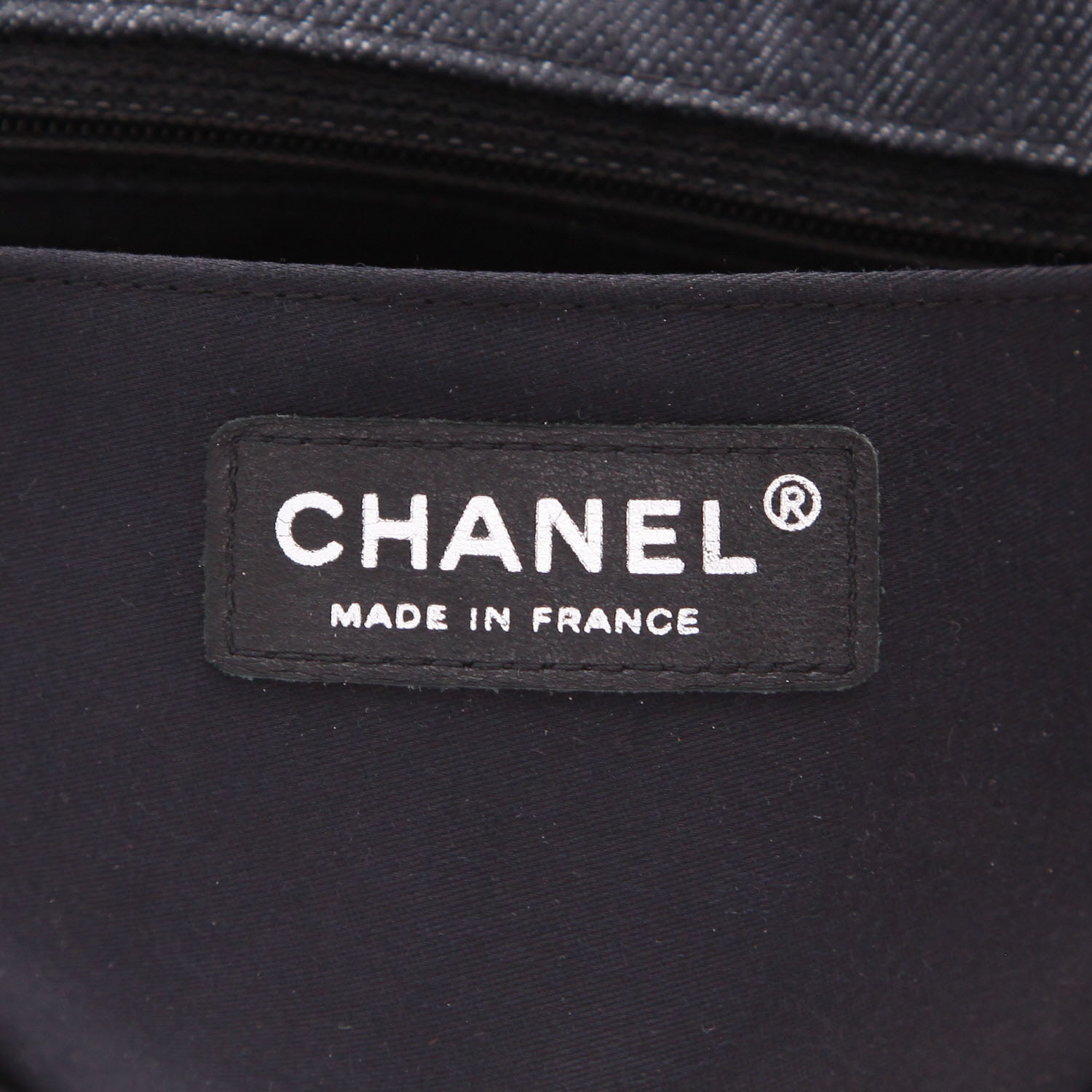 Borsa Chanel  Timeless Jumbo in tela e pelle multicolore - Detail D2