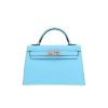 Sac bandoulière Hermès  Kelly 20 cm en cuir epsom bleu Celeste - 360 thumbnail