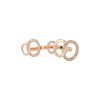 Double Pomellato Brera ring in pink gold and brown diamonds - 00pp thumbnail