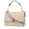 Bolso de mano Fendi  Kan I en cuero beige - 00pp thumbnail