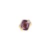 Pomellato Ritratto small model ring in pink gold, amethyst and diamonds - 360 thumbnail