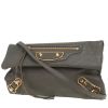 Balenciaga  City shoulder bag  in grey leather - 00pp thumbnail