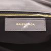 Balenciaga  City shoulder bag  in grey leather - Detail D2 thumbnail