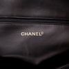 Chanel  Vintage Shopping shopping bag  in navy blue quilted leather - Detail D2 thumbnail