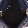 Borsa a tracolla Saint Laurent  Puffer modello piccolo  in pelle trapuntata blu marino - Detail D3 thumbnail