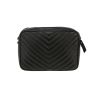 Saint Laurent  Lou Sac Caméra shoulder bag  in black quilted leather - Detail D4 thumbnail