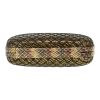 Bottega Veneta  Knot clutch  in black and yellow python - Detail D1 thumbnail