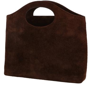 Saint Laurent   handbag  in brown Veau velours