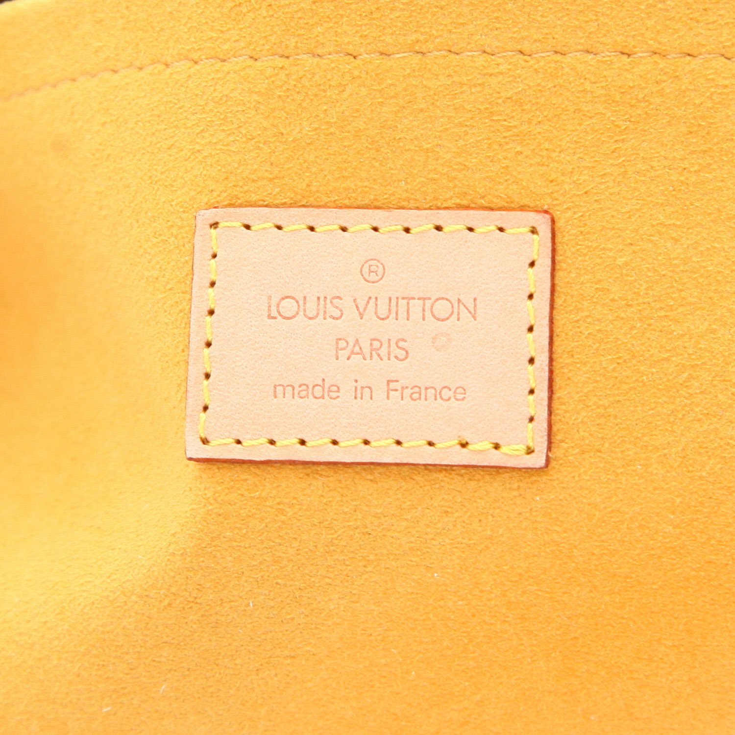 Louis Vuitton Neo Speedy handbag in blue denim and natural leather - Detail D2