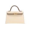 Sac bandoulière Hermès  Kelly 20 cm en cuir epsom Nata et étoupe - 360 thumbnail