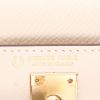 Borsa a tracolla Hermès  Kelly 20 cm in pelle Epsom Nata e etoupe - Detail D2 thumbnail