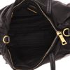 Prada   shopping bag  in black canvas and leather - Detail D3 thumbnail