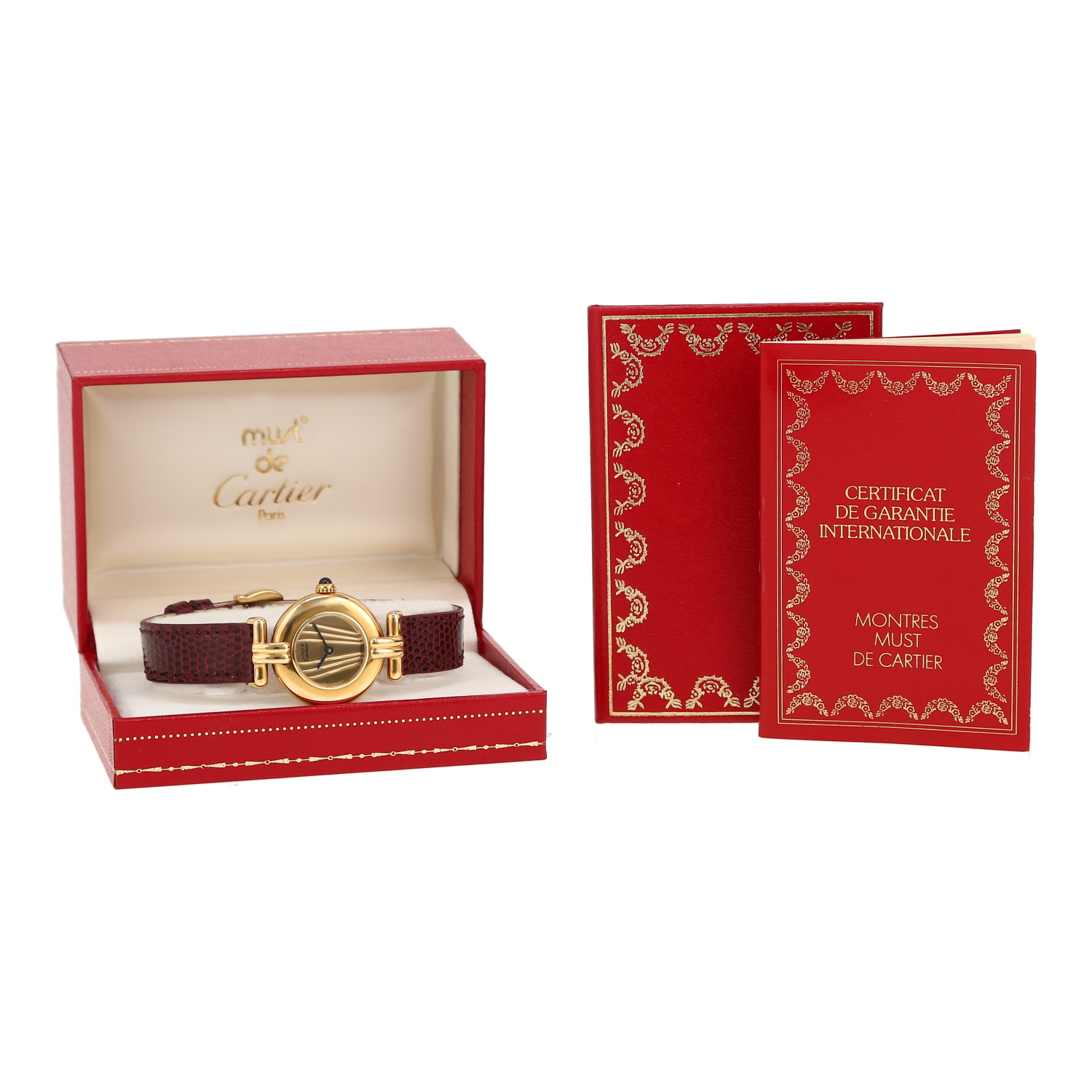 Montre Cartier Must Colisée en vermeil Ref: Cartier - 590002  Vers 1990 - Detail D2