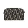 Dior  Lingot 22 shoulder bag  in navy blue monogram canvas Oblique - Detail D4 thumbnail