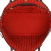 Sac cabas Louis Vuitton  Neverfull petit modèle  en toile damier ébène et cuir marron - Detail D3 thumbnail