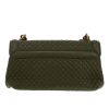 Borsa a tracolla Bottega Veneta  Olimpia Knot in pelle intrecciata verde kaki - Detail D4 thumbnail