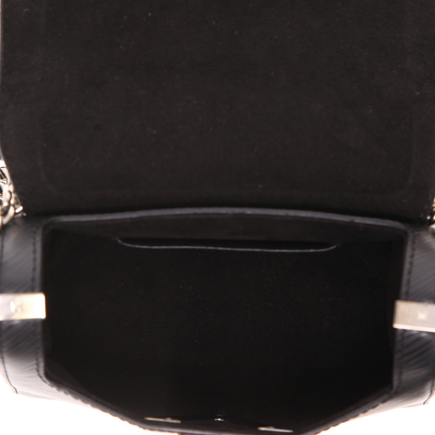 Louis Vuitton Twist small model handbag in black epi leather - Detail D3