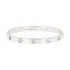 Bracciale Cartier Love in oro bianco - 00pp thumbnail