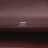 Pochette Hermès  Kelly Dépêches in pelle Evergrain Rouge Sellier - Detail D2 thumbnail