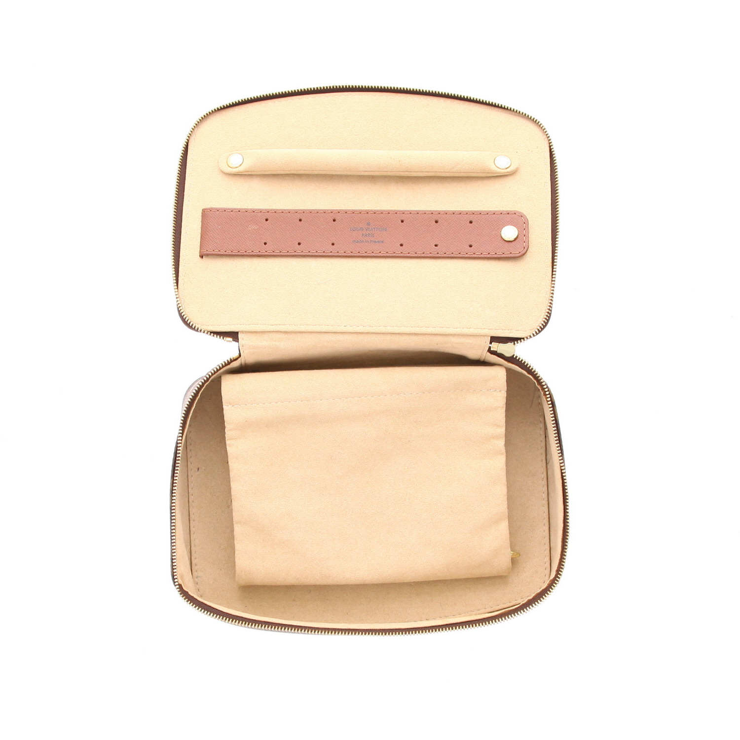 Pochette Louis Vuitton   en toile monogram marron - Detail D3