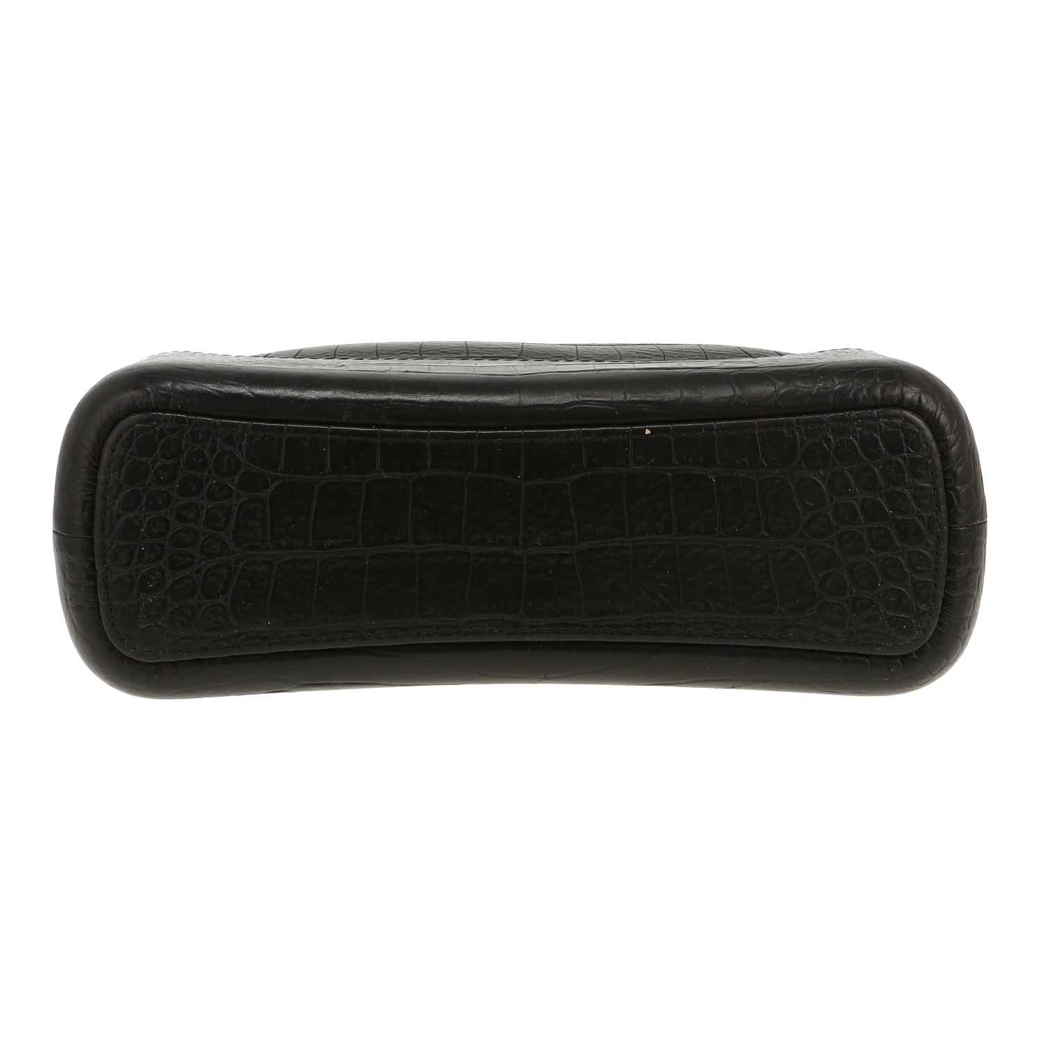 Bolso bandolera Chanel  Gabrielle  en cuero acolchado negro - Detail D1