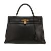 Sac à main Hermès  Kelly 35 cm en cuir Ardenne noir - 360 thumbnail